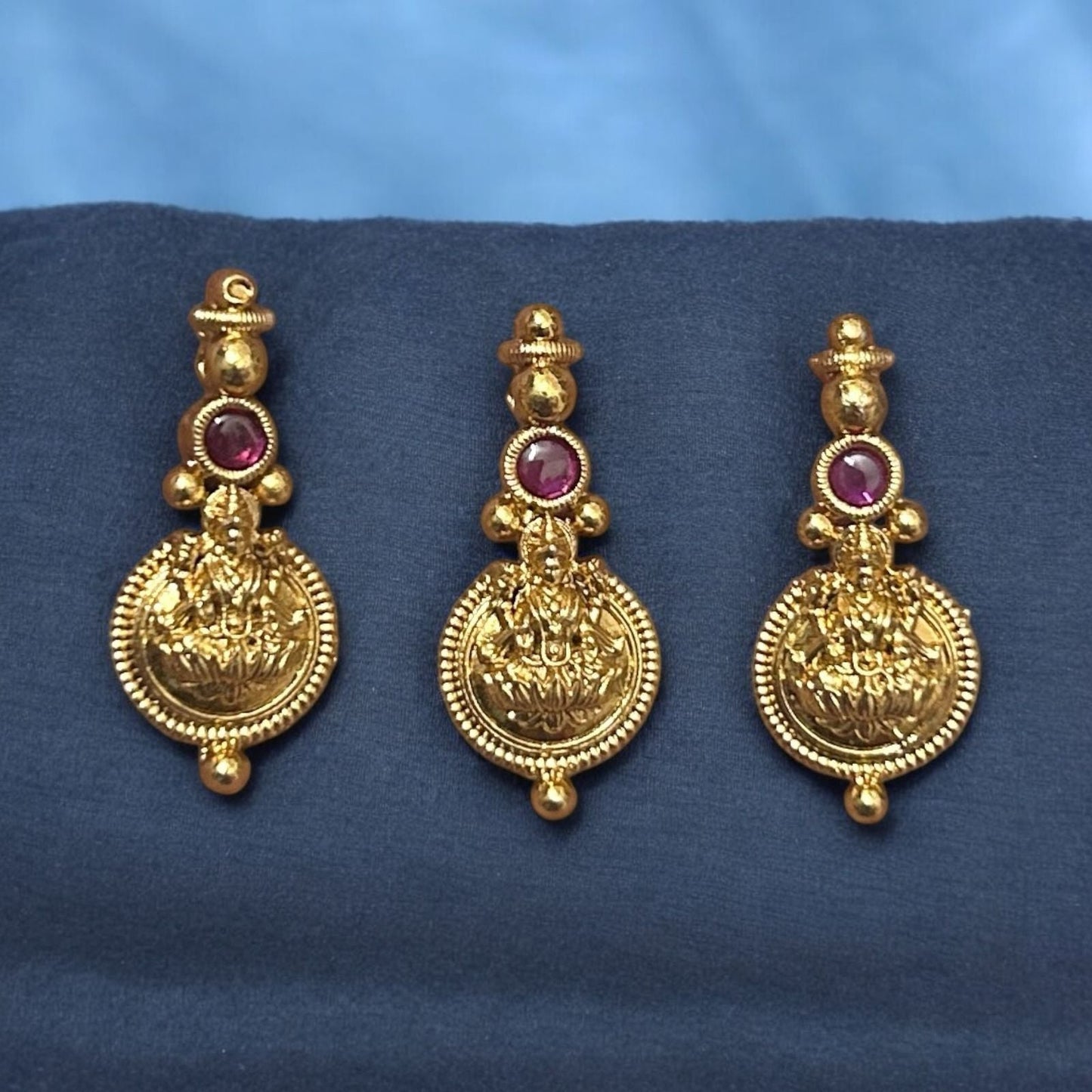 AD Stone Lakshmi Coin