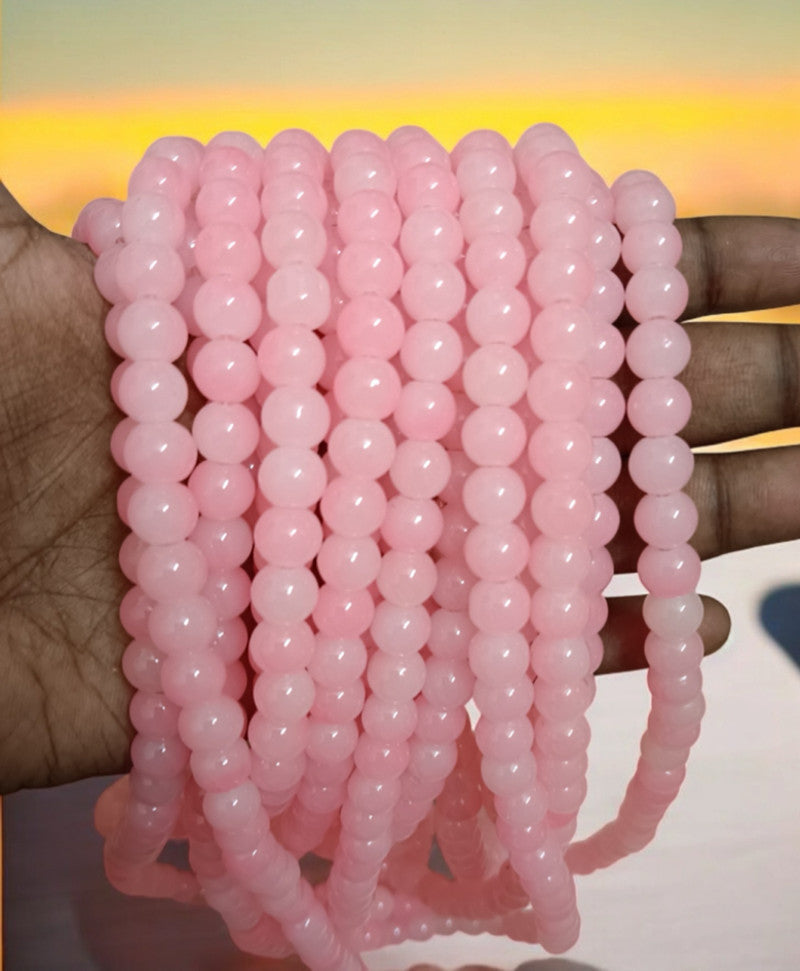 Jelly Beads 8mm - Light Pink