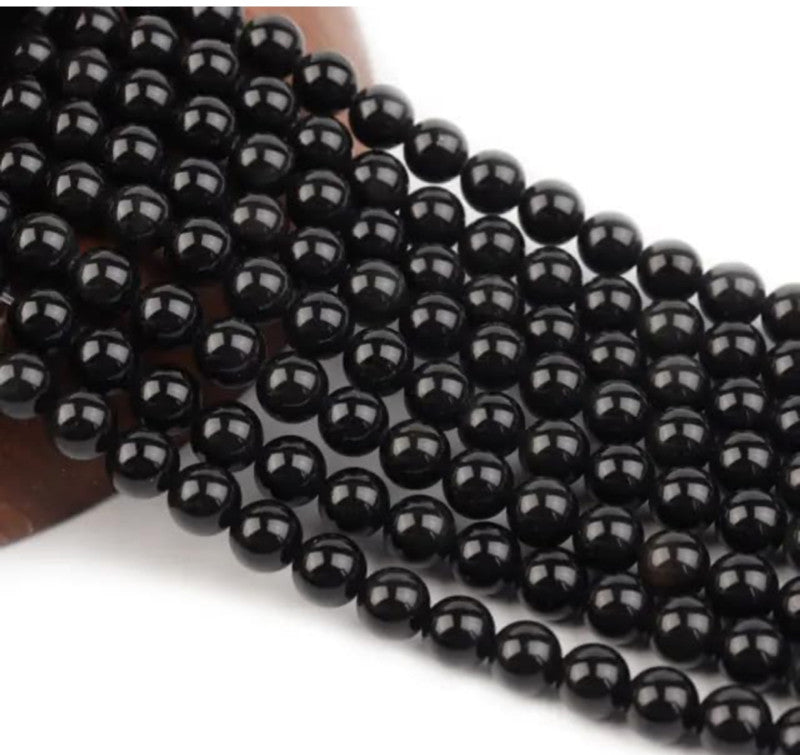 Jelly Beads 8mm - Black