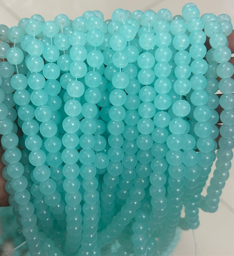 Jelly Beads 8mm - Light Blue