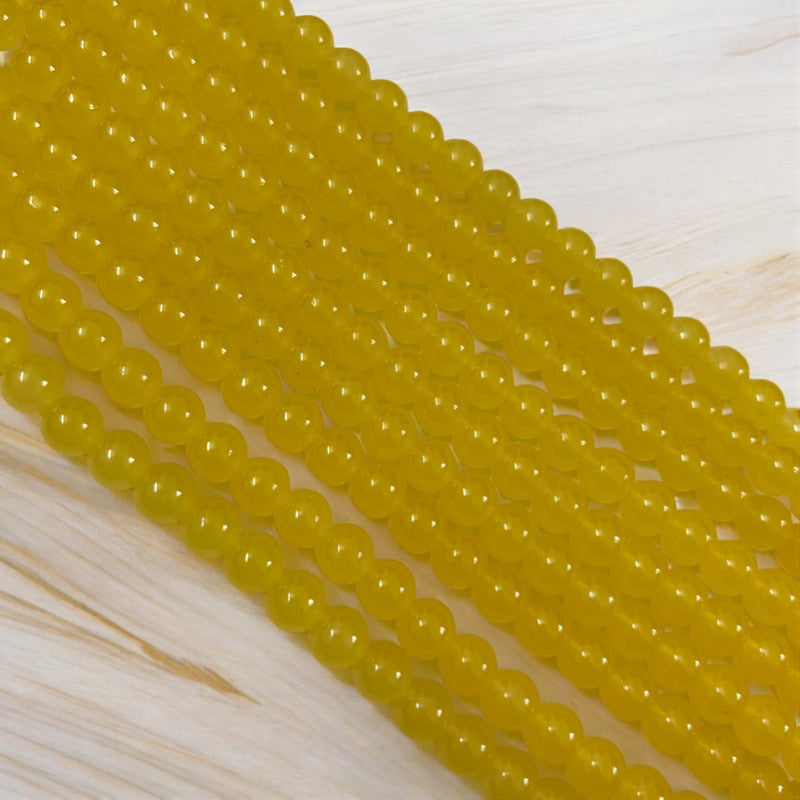 Jelly Beads 8mm - Yellow