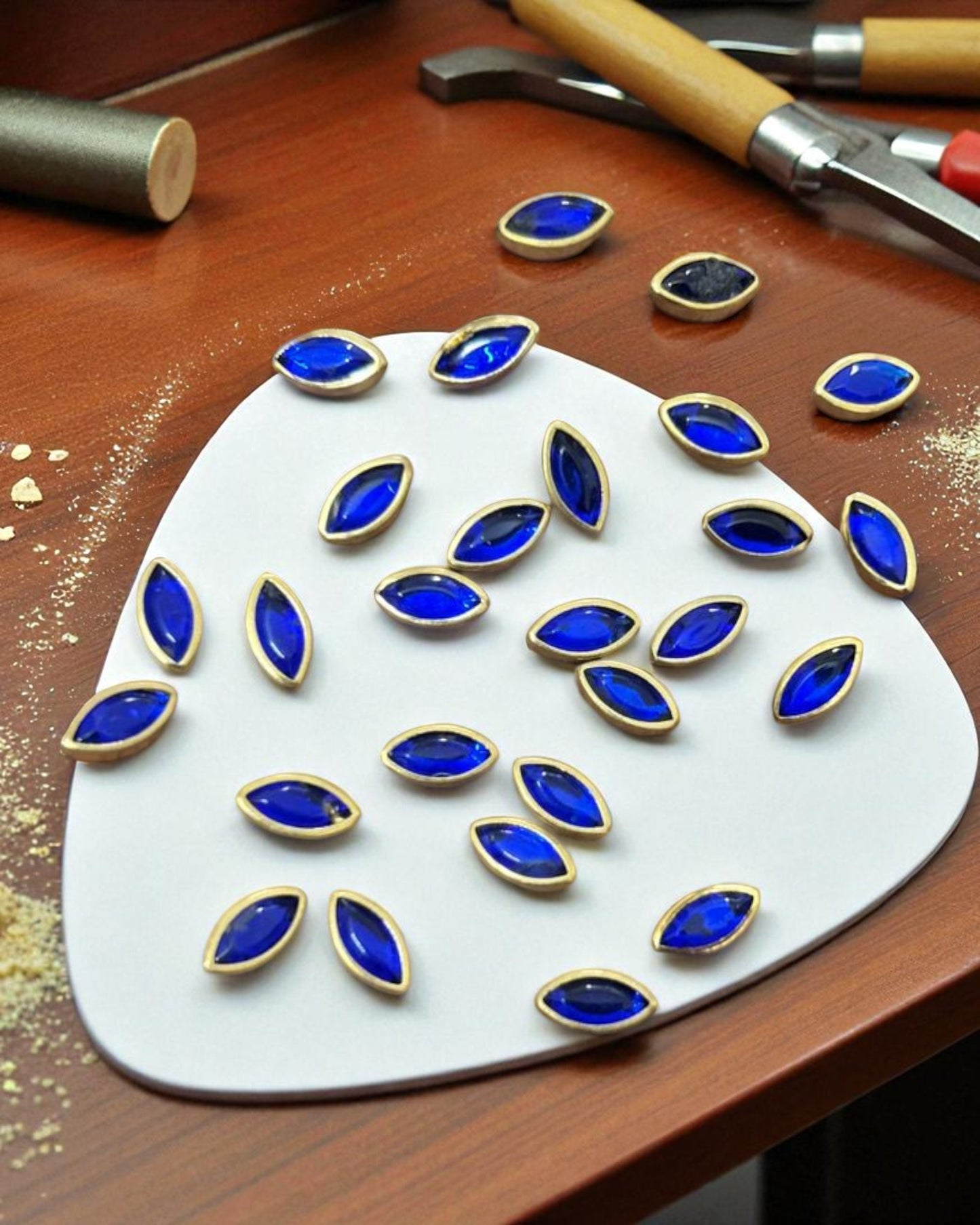 Eye Kundan Stones (10gms) for Jewelry Making, Bangles & Embroidery