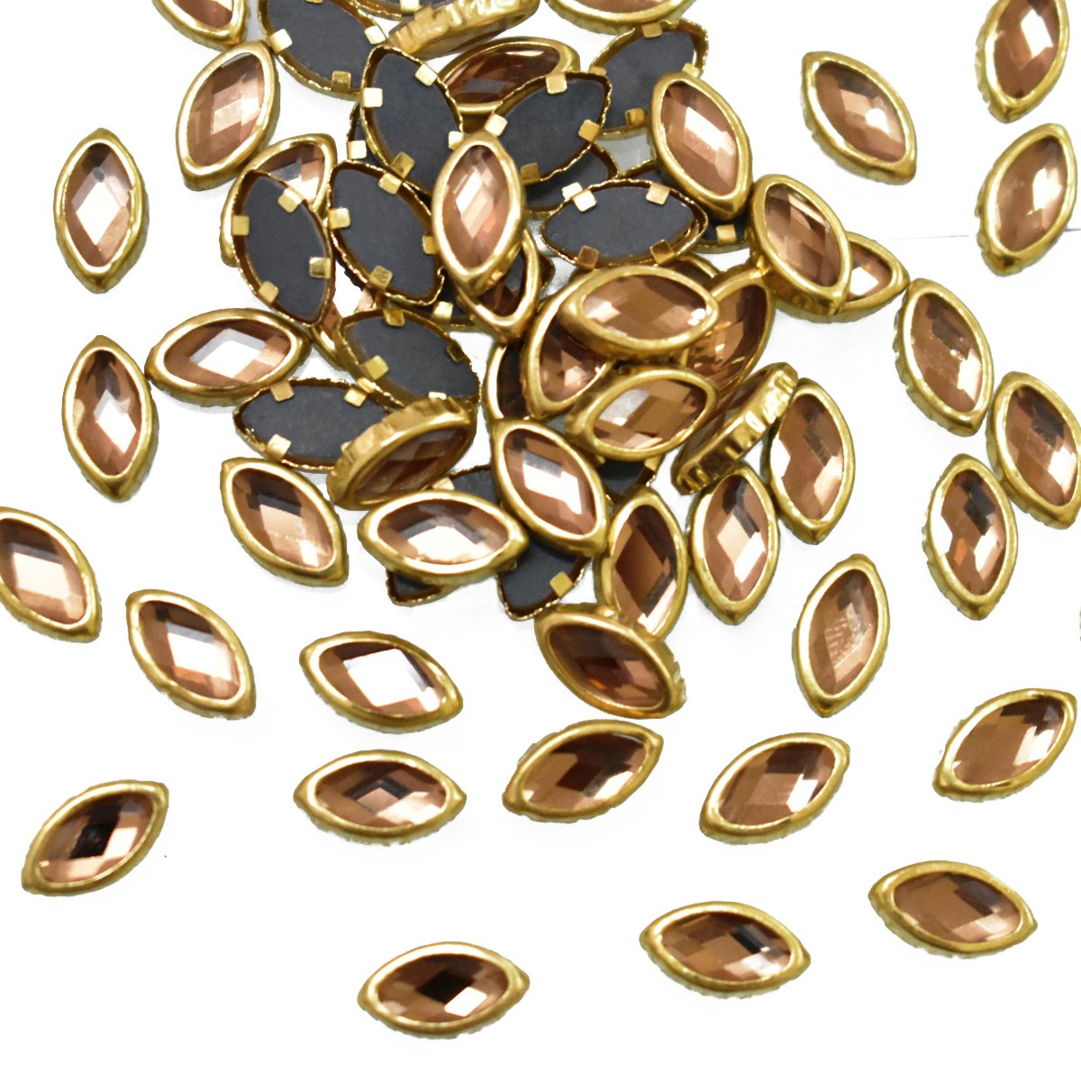 Eye Kundan Stones (10gms) for Jewelry Making, Bangles & Embroidery