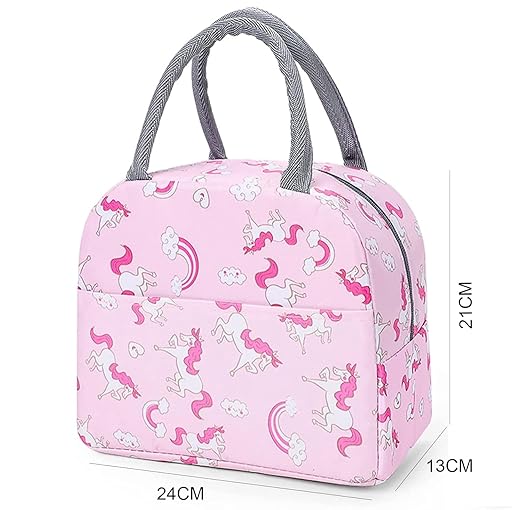 Premium Unicorn Printed Insulated Leak-Proof Lunch bag for Kids & Adults