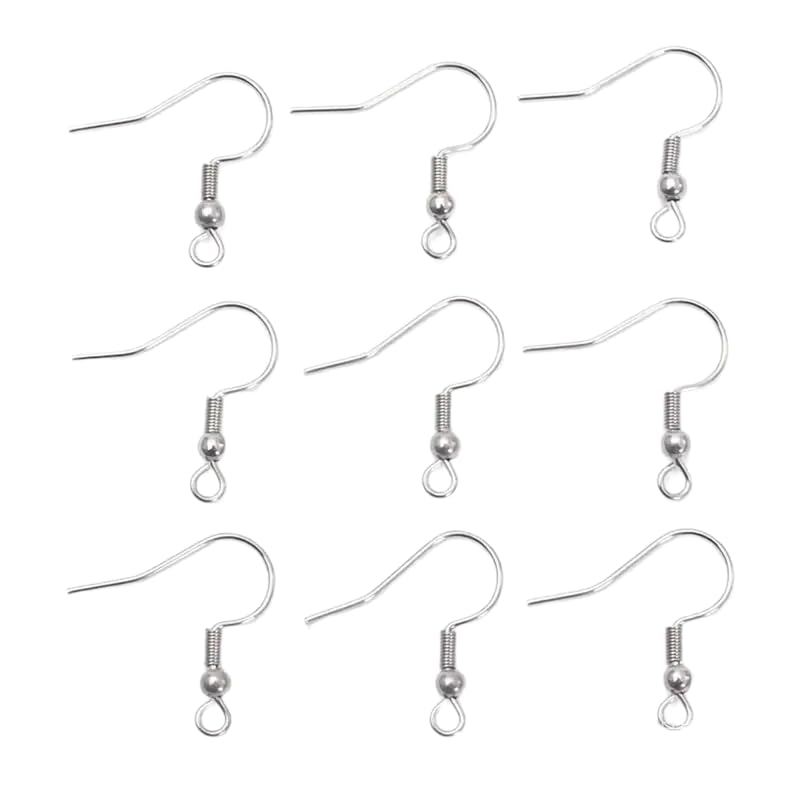 Fish Hook Earrings 10gms - Silver