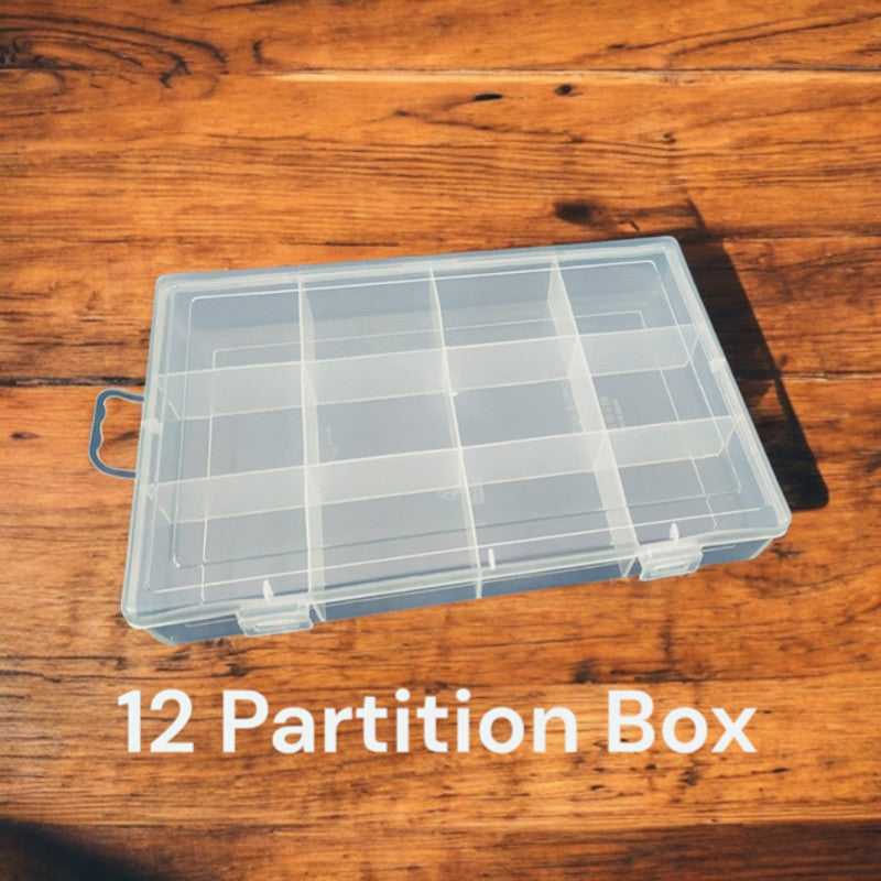 Jewellery Storage Box - 12 Partitions