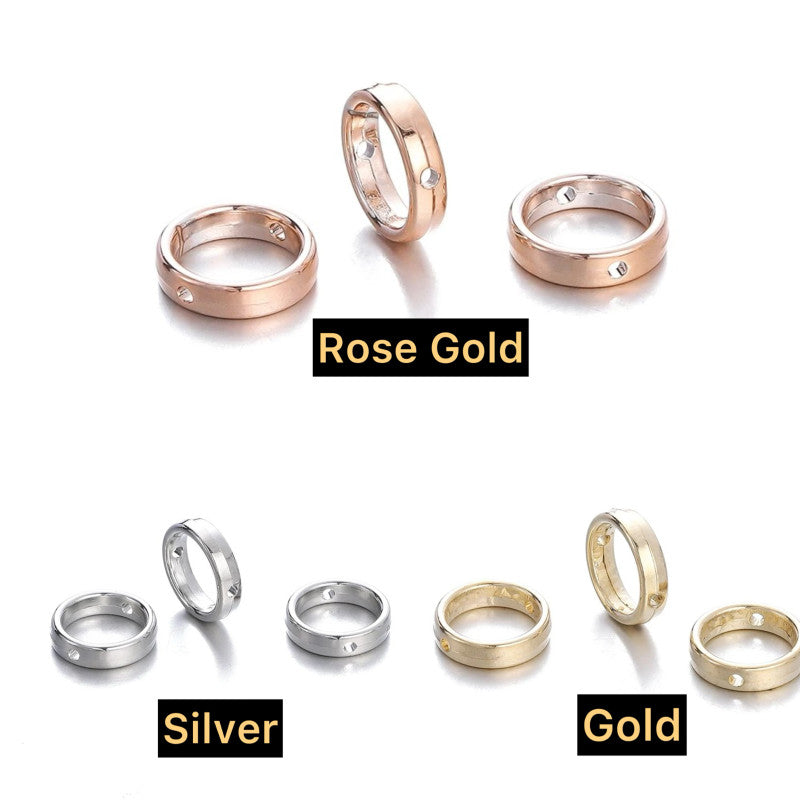 Round Shape Spacer for Jewelry Making