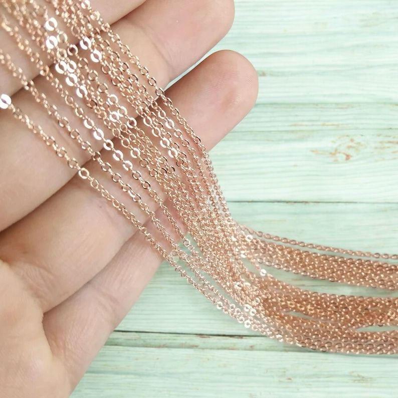 Anti Tarnish Chain 10gms - Rose Gold