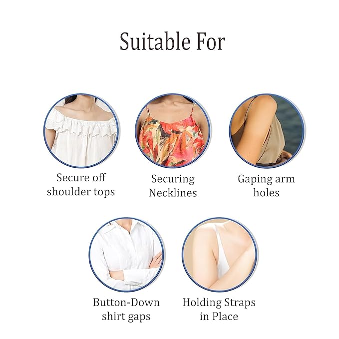 Transparent Invisible Double Sided Skin Tape For Women (Set of 10pcs)
