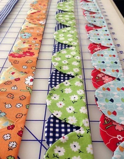 Scallop Ruler Used for Quilting, Sewing, Embroidery, Art and Craft Work