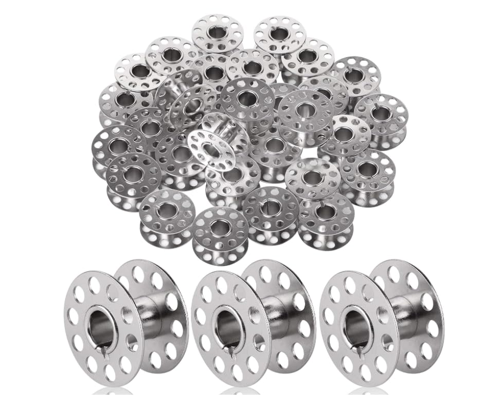 Stainless Steel bobbins for Sewing Machine (Pack of 5 pcs)