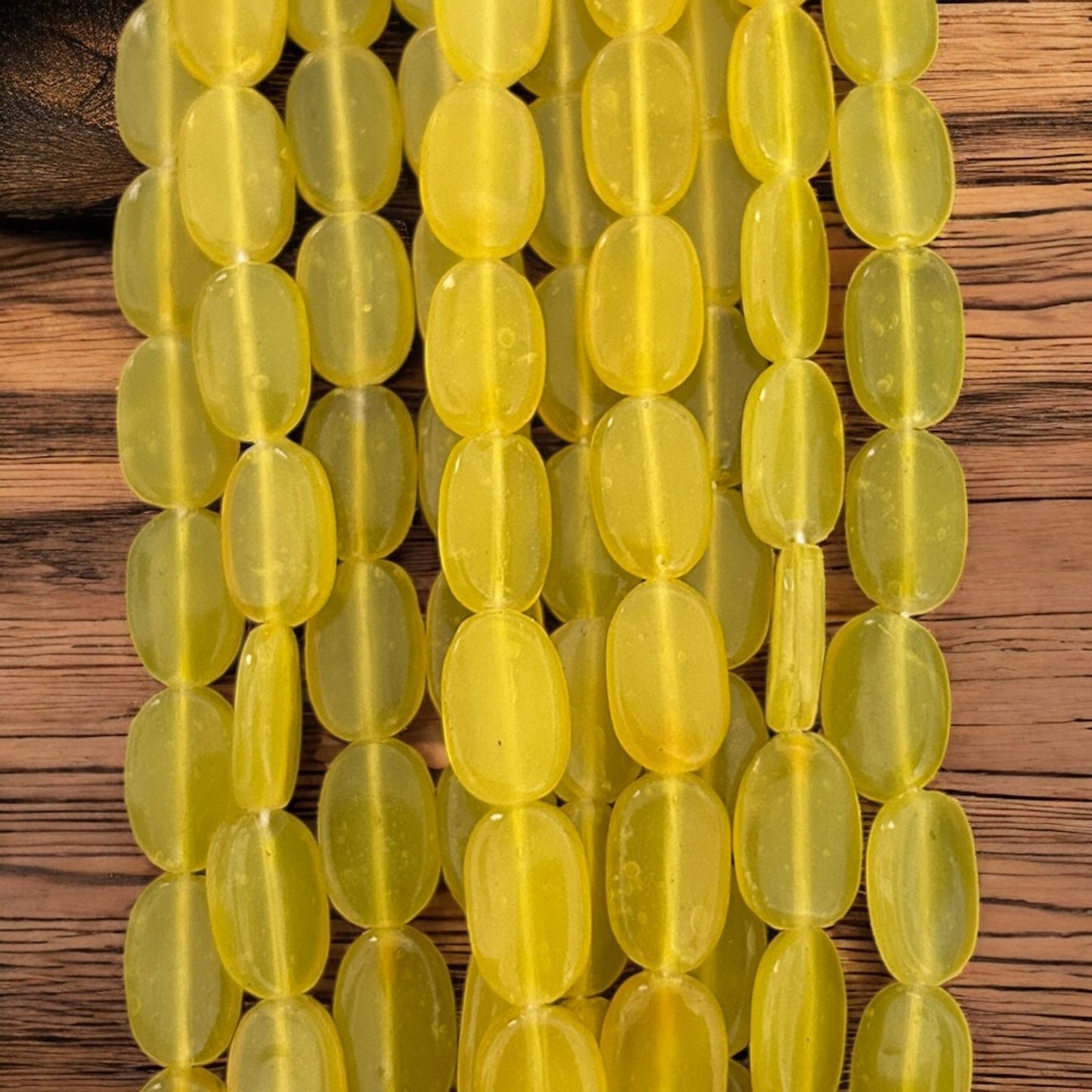 Tablet Beads for Crafts & Embroidery - Lemon Yellow