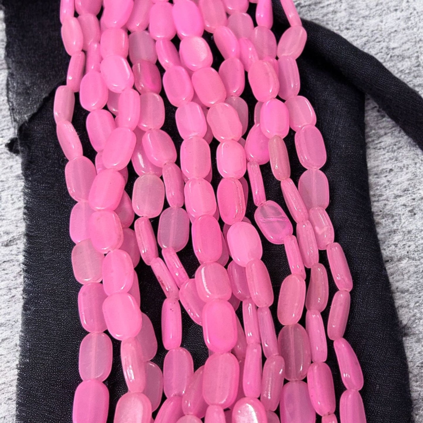 Tablet Beads for Crafts & Embroidery - Pink