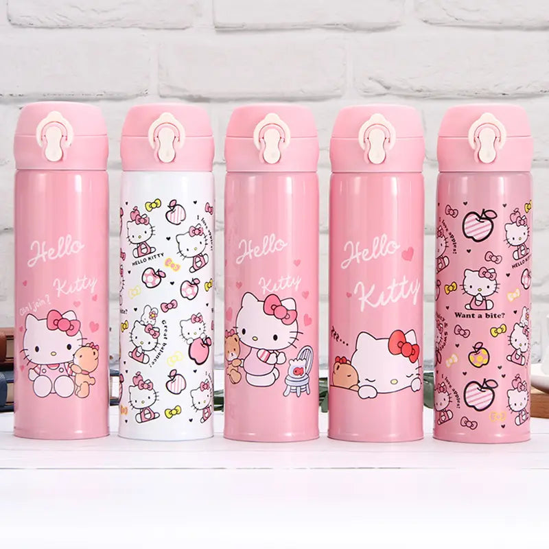 Cartoon Printed Hot & Cold Insulated Water Bottle 500ml