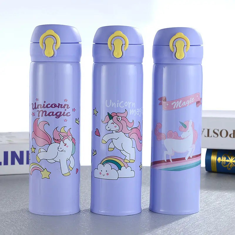 Cartoon Printed Hot & Cold Insulated Water Bottle 500ml