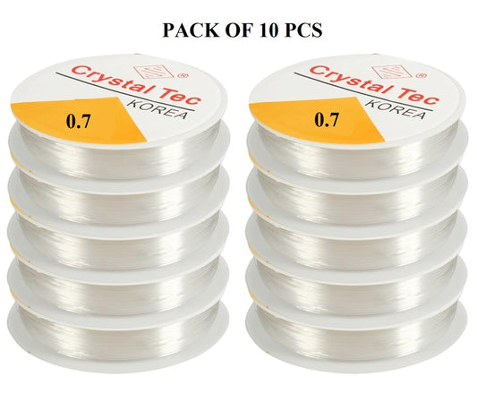 Stretchable Elastic String 0.7mm (Pack of 10 Pcs)