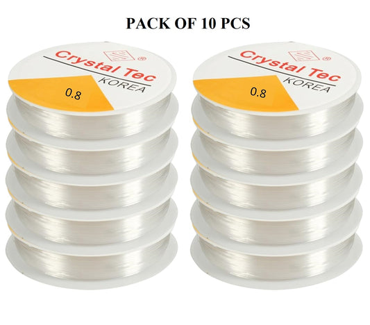 Stretchable Elastic String 0.8mm (Pack of 10 Pcs)