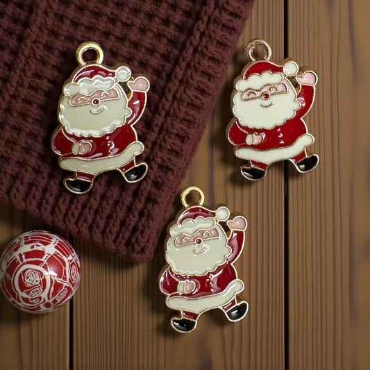 Christmas Enamel Charm (1 Pc) - Design #3