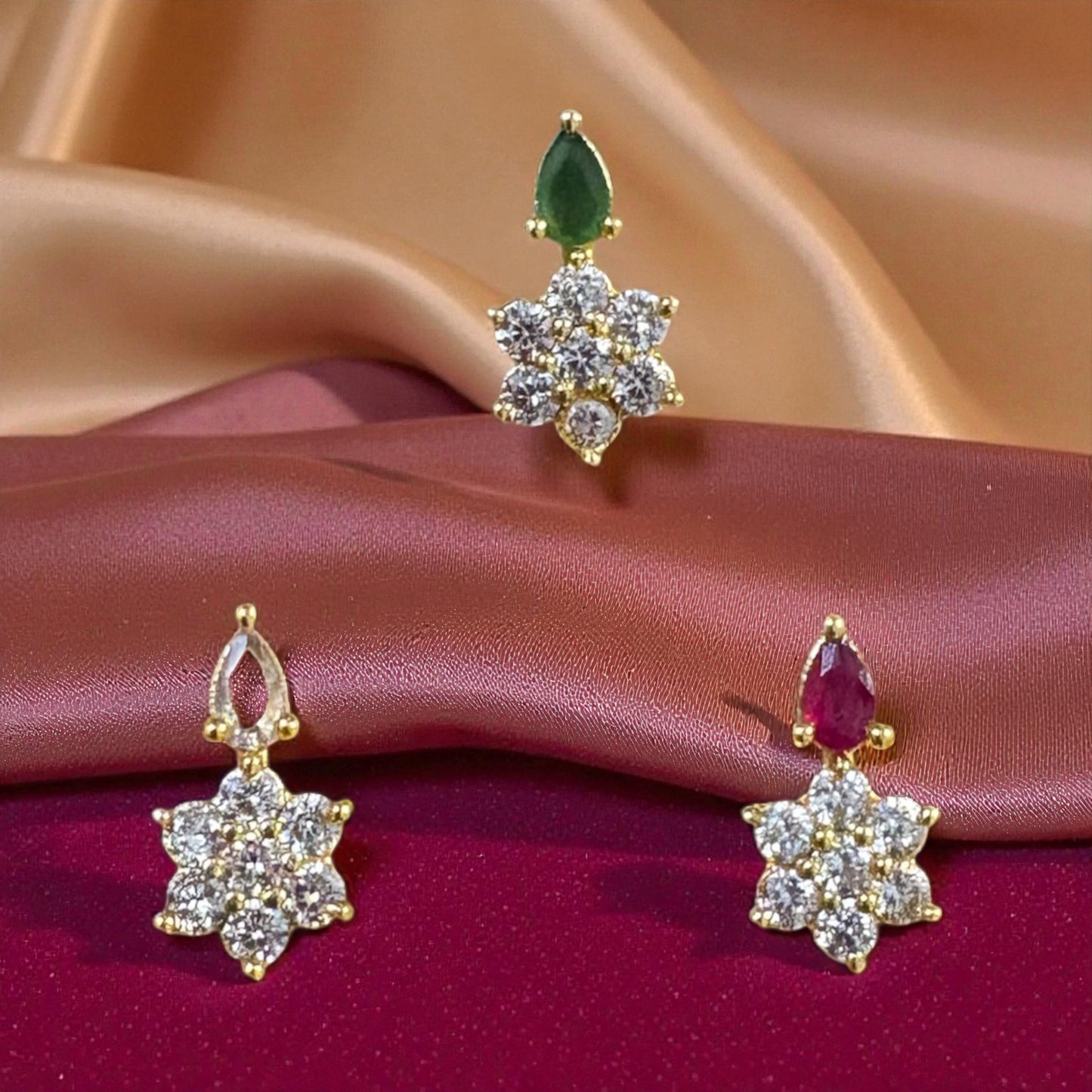 Luxury AD Stone with Drop Pendant 1PC