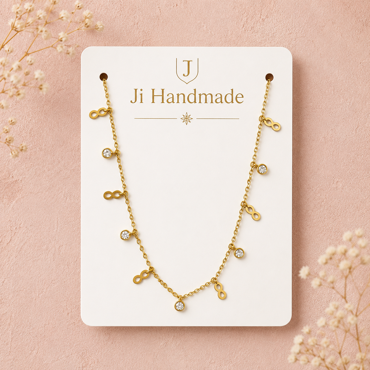 Anti Tarnish Multi-charm Necklace - ATN22