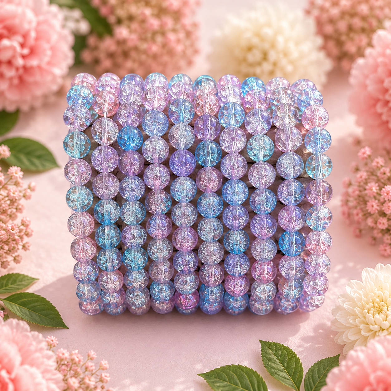 Crackle Beads 8mm - Multi Color