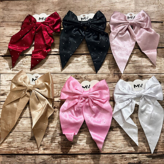 Multicolor Pearl Bow - Big (Pack of 6 pcs) JHKC100252