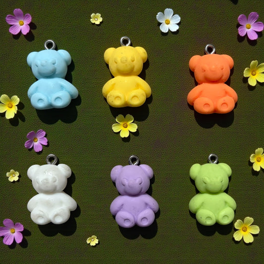 Teddy Doll Silicon Charm 1 PC