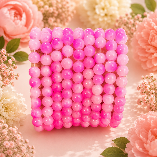 Dual Shade Jelly Beads 8mm - Type 8