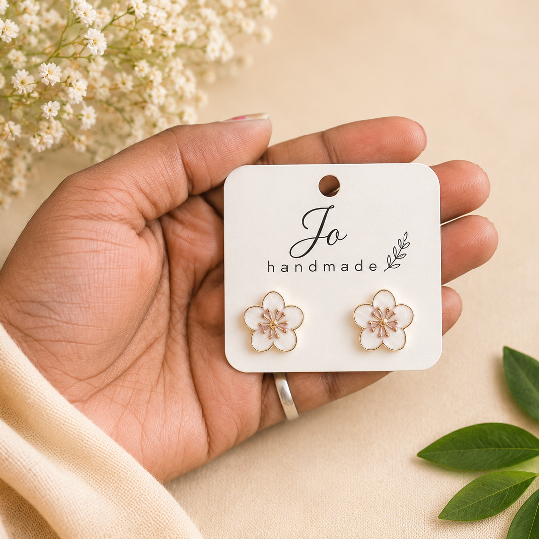 Korean Stud Earrings (JHSTE06)