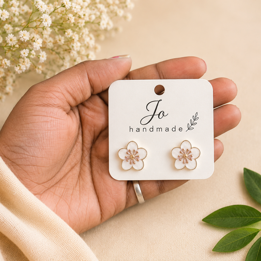 Korean Stud Earrings (JHSTE06)