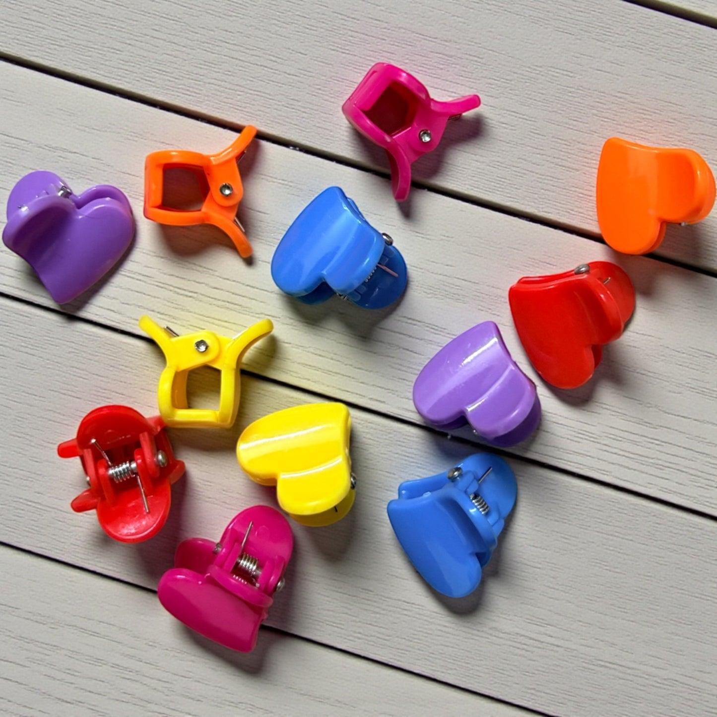 Multicolor Kids Hair Clips Small (Pack of 12 Pcs) JHKC100106