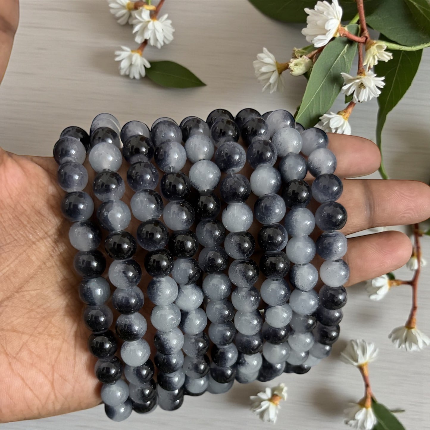 Dual Shade Jelly Beads 8mm - Type 7