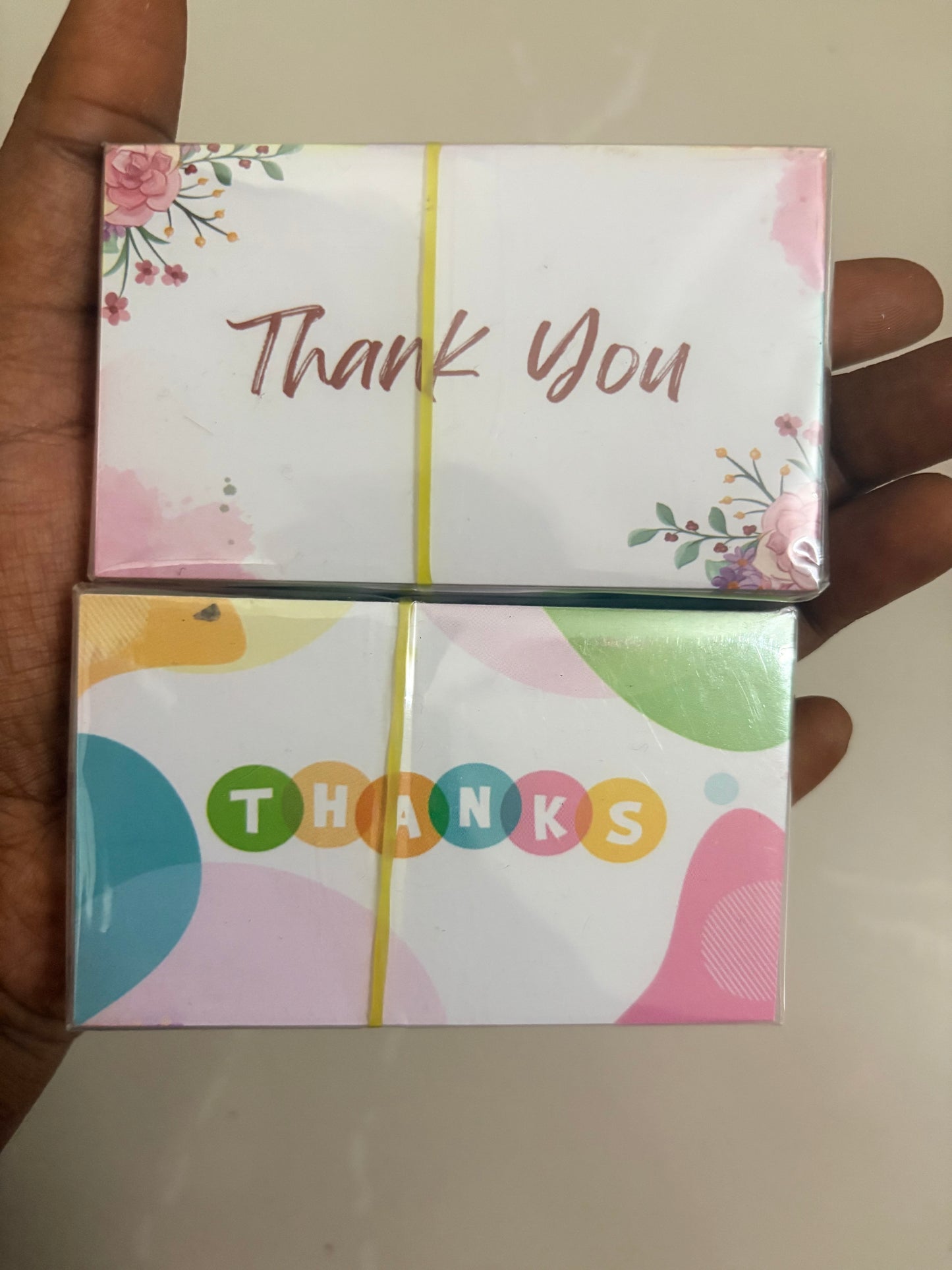 Thank You card - Pack of 100pcs