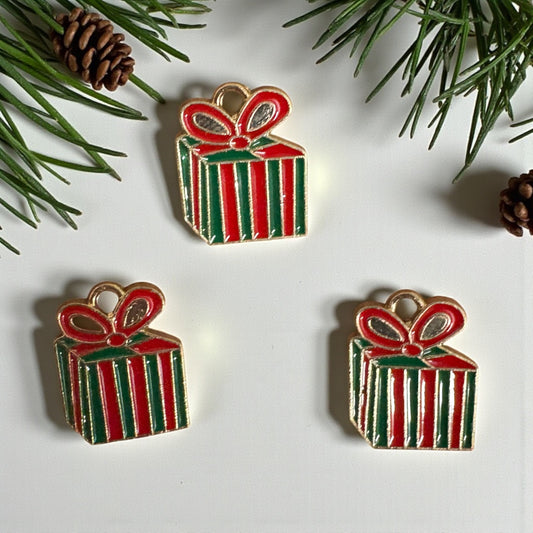 Christmas Enamel Charm (1 Pc) - Design #2