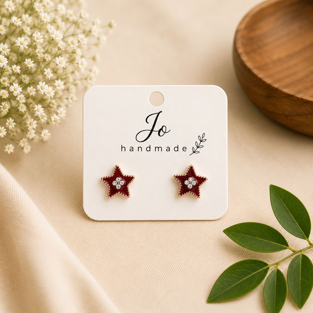 Korean Stud Earrings (JHSTE02)