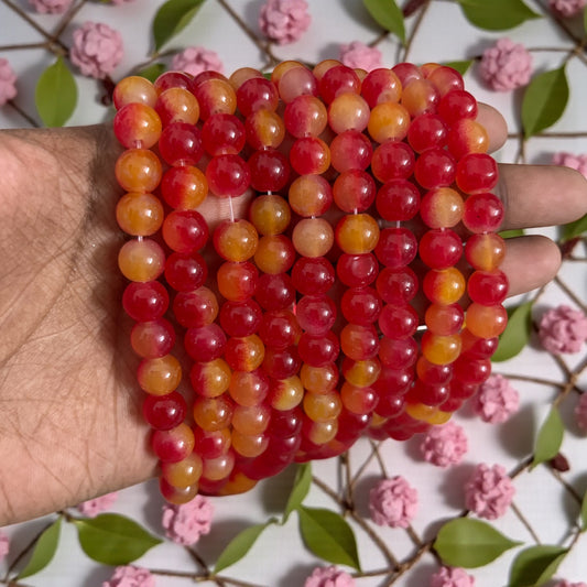 Dual Shade Jelly Beads 8mm - Type 6