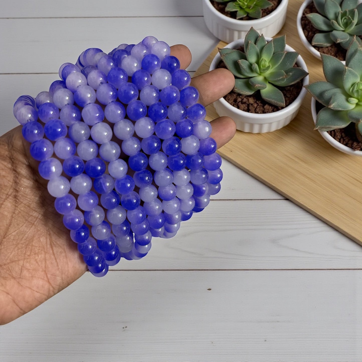 Dual Shade Jelly Beads 8mm - Type 5