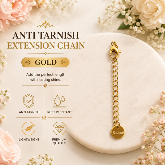 Anti Tarnish Extension Chain - Gold