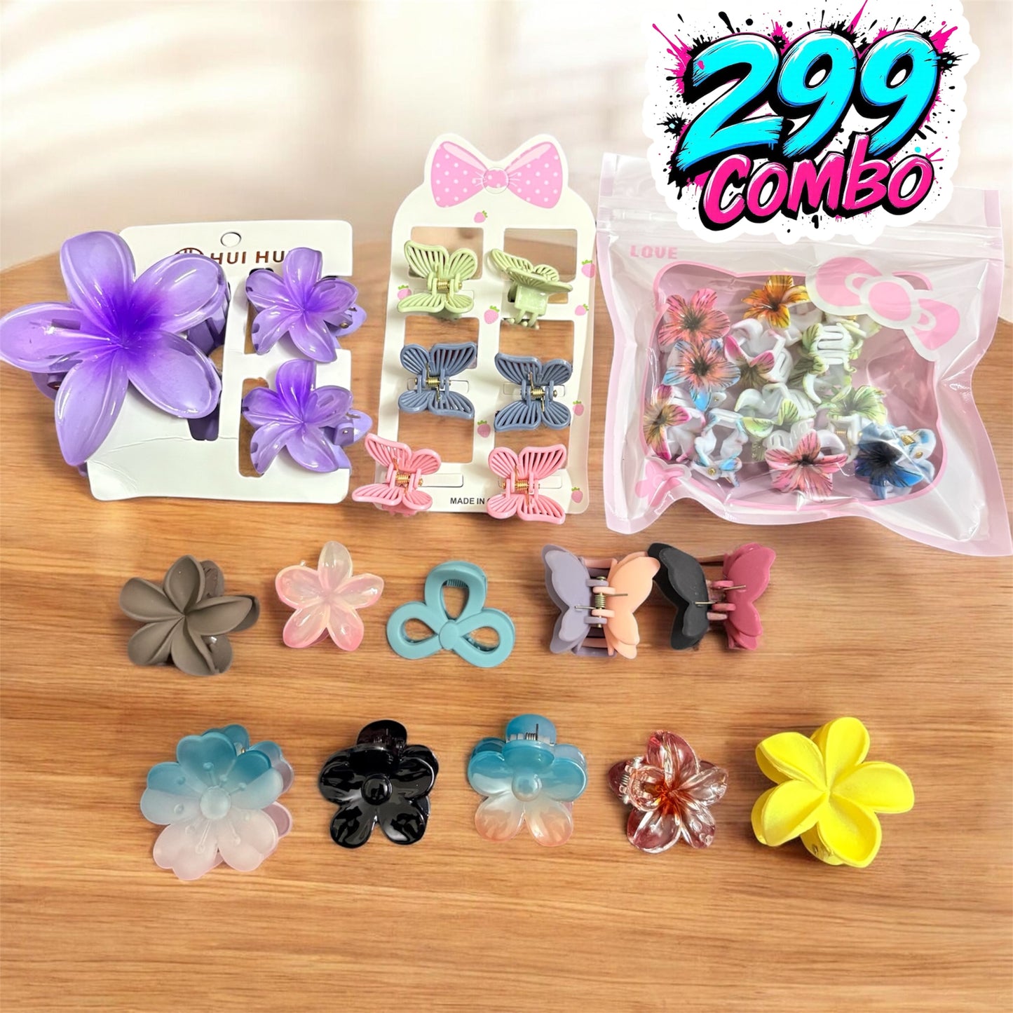 Trending Hair Combo Kit (Pack of 32 Clips)