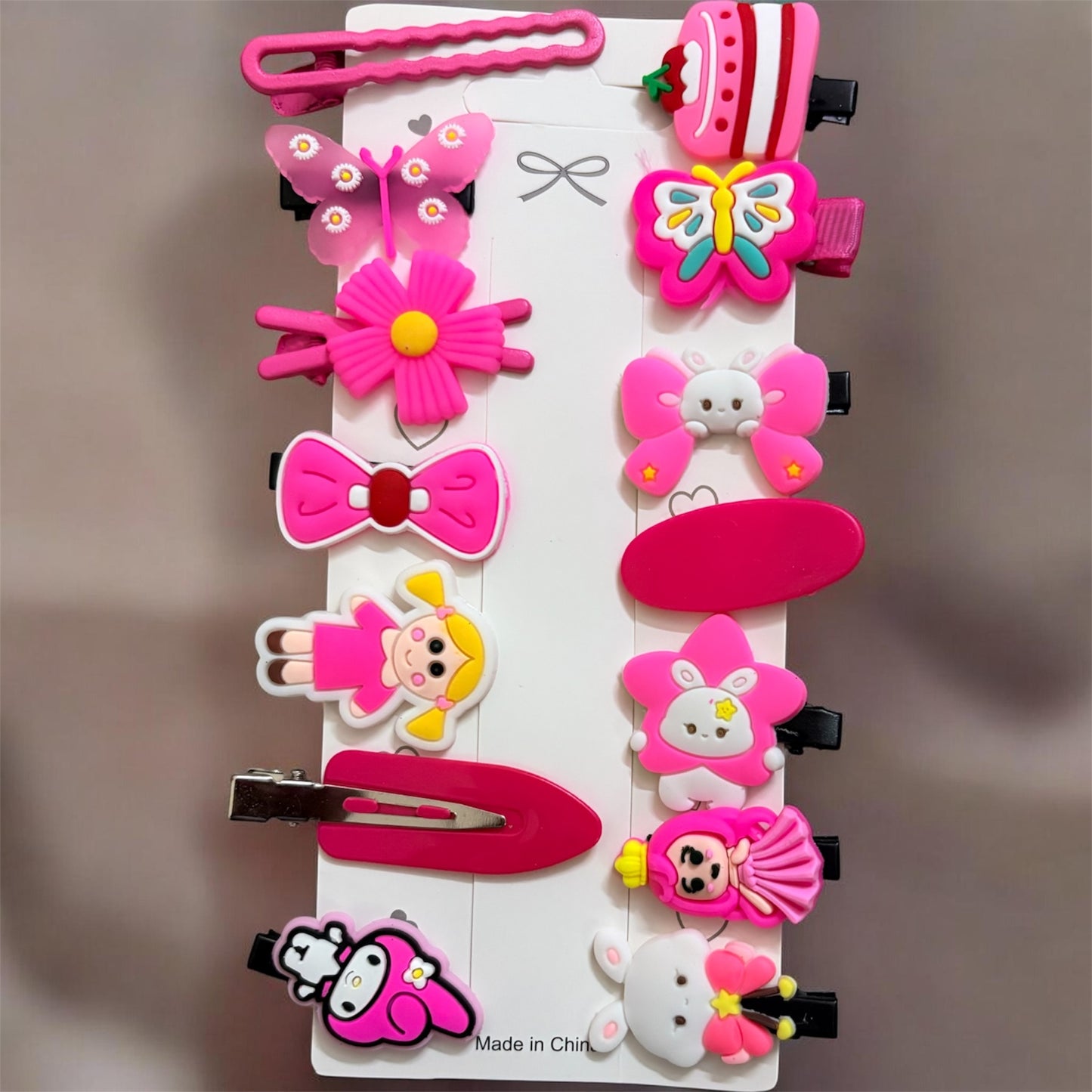 Kids Korean Alligator Clip - Pack of 12 Pcs JHKC100280