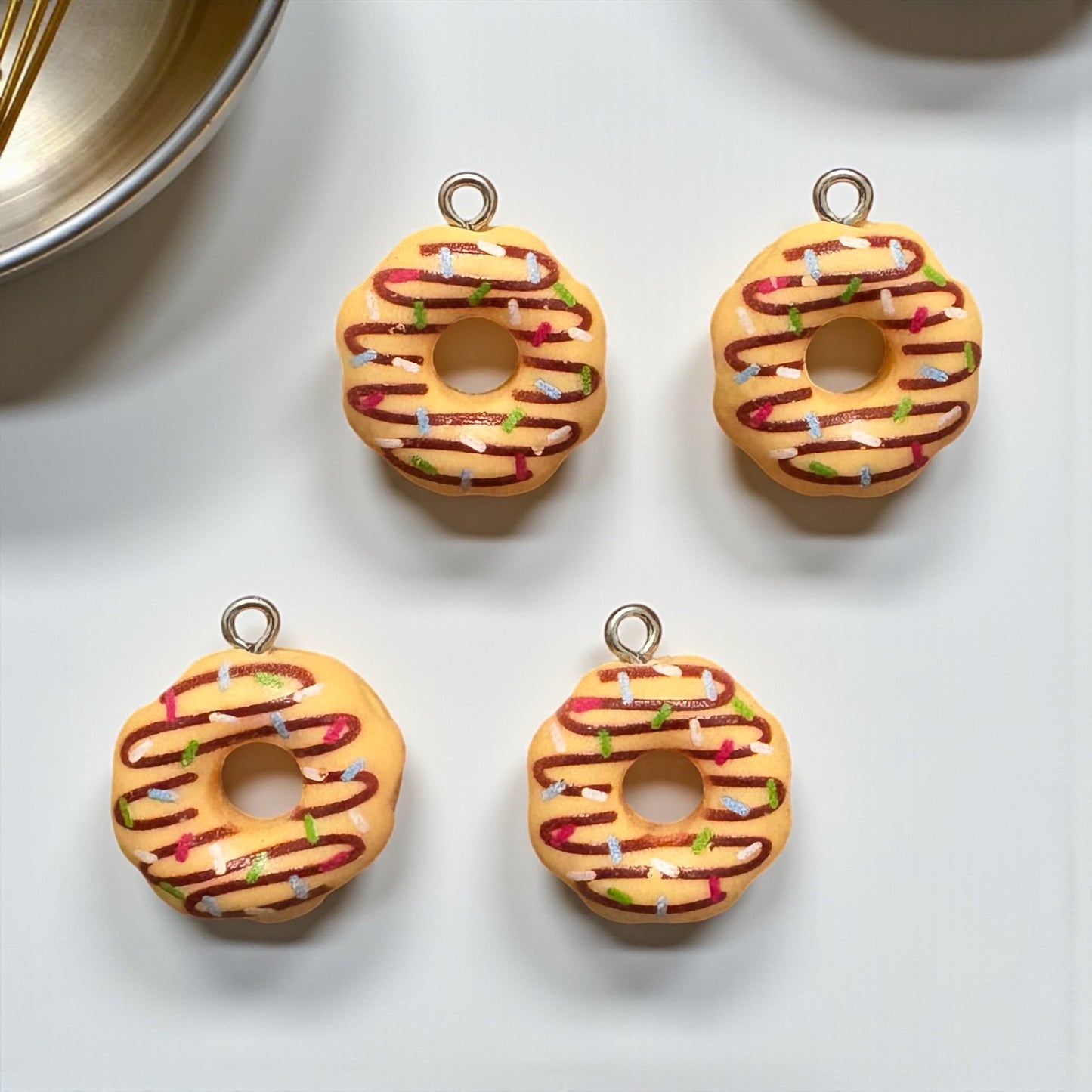 Donut Silicon Charm 1 PC