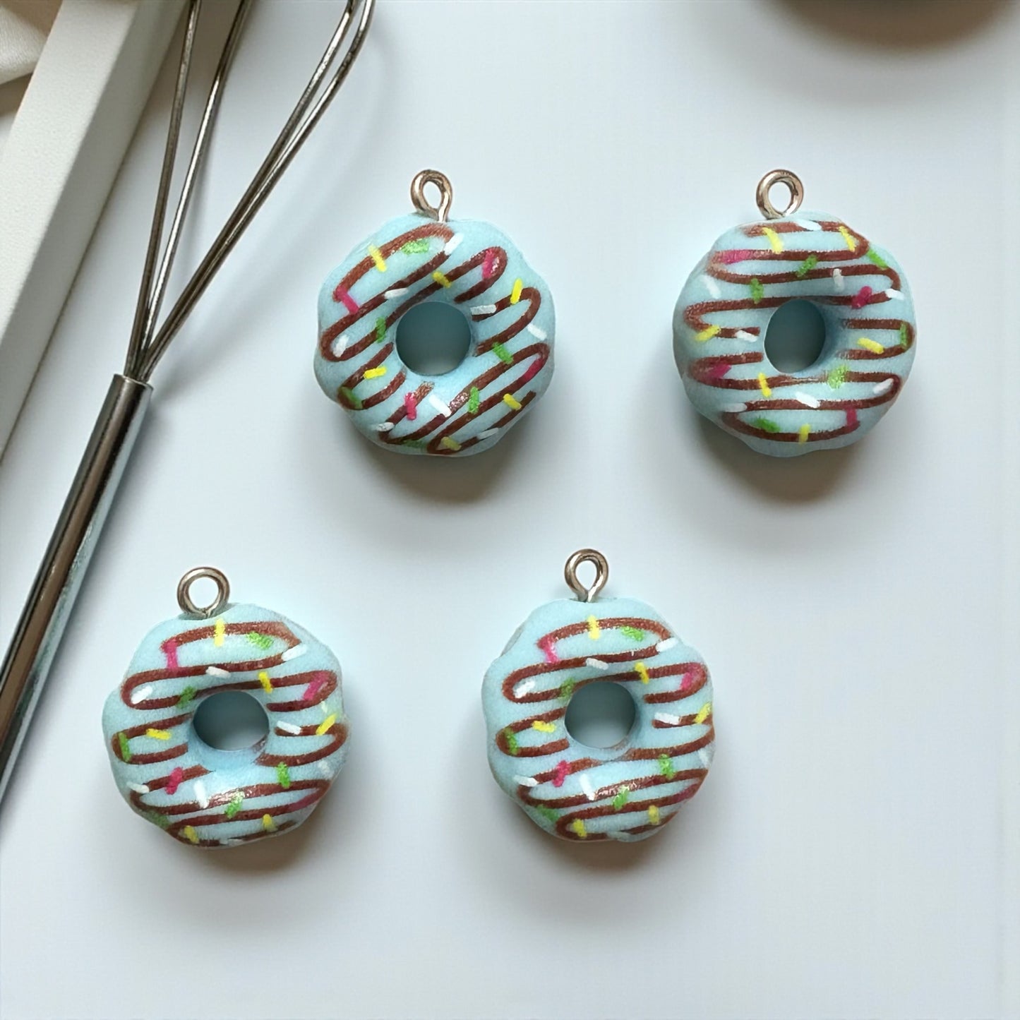 Donut Silicon Charm 1 PC
