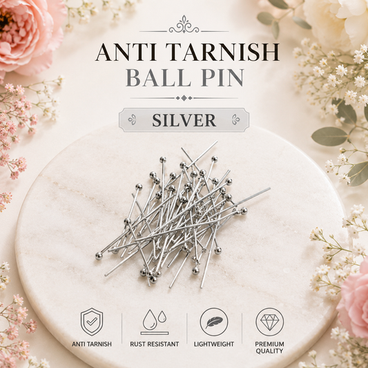 Anti Tarnish Ball Pin – Silver (10gms)