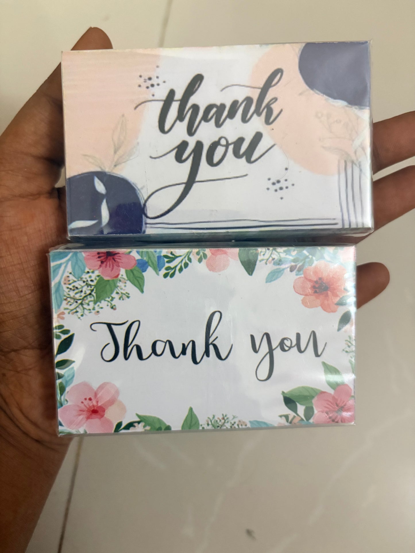 Thank You card - Pack of 100pcs