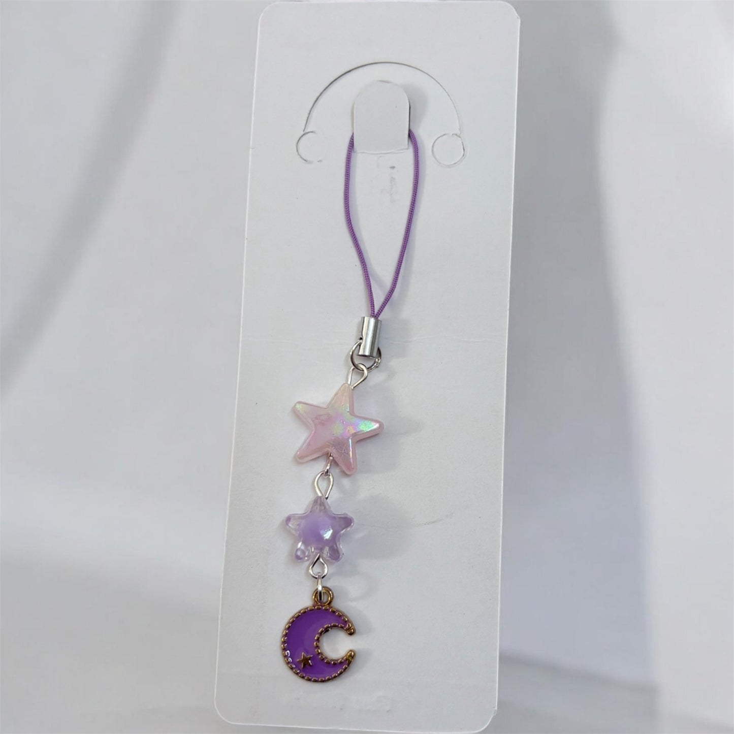 Jo Handmade Purple 3-Layer Phone Charm (1 pc)