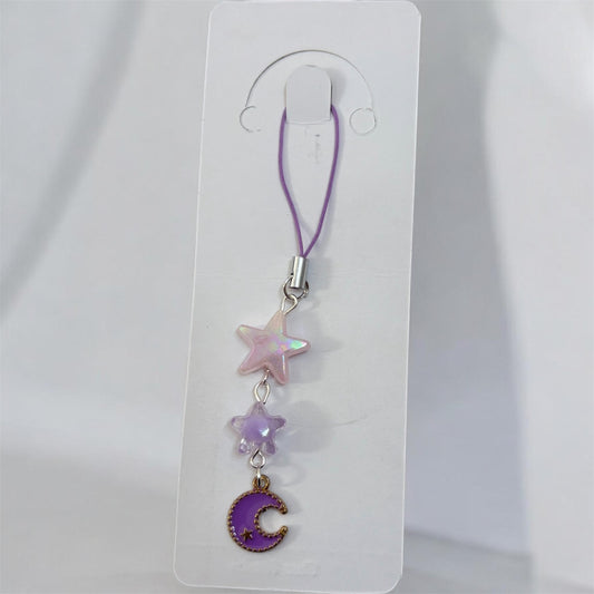 Jo Handmade Purple 3-Layer Phone Charm (1 pc)