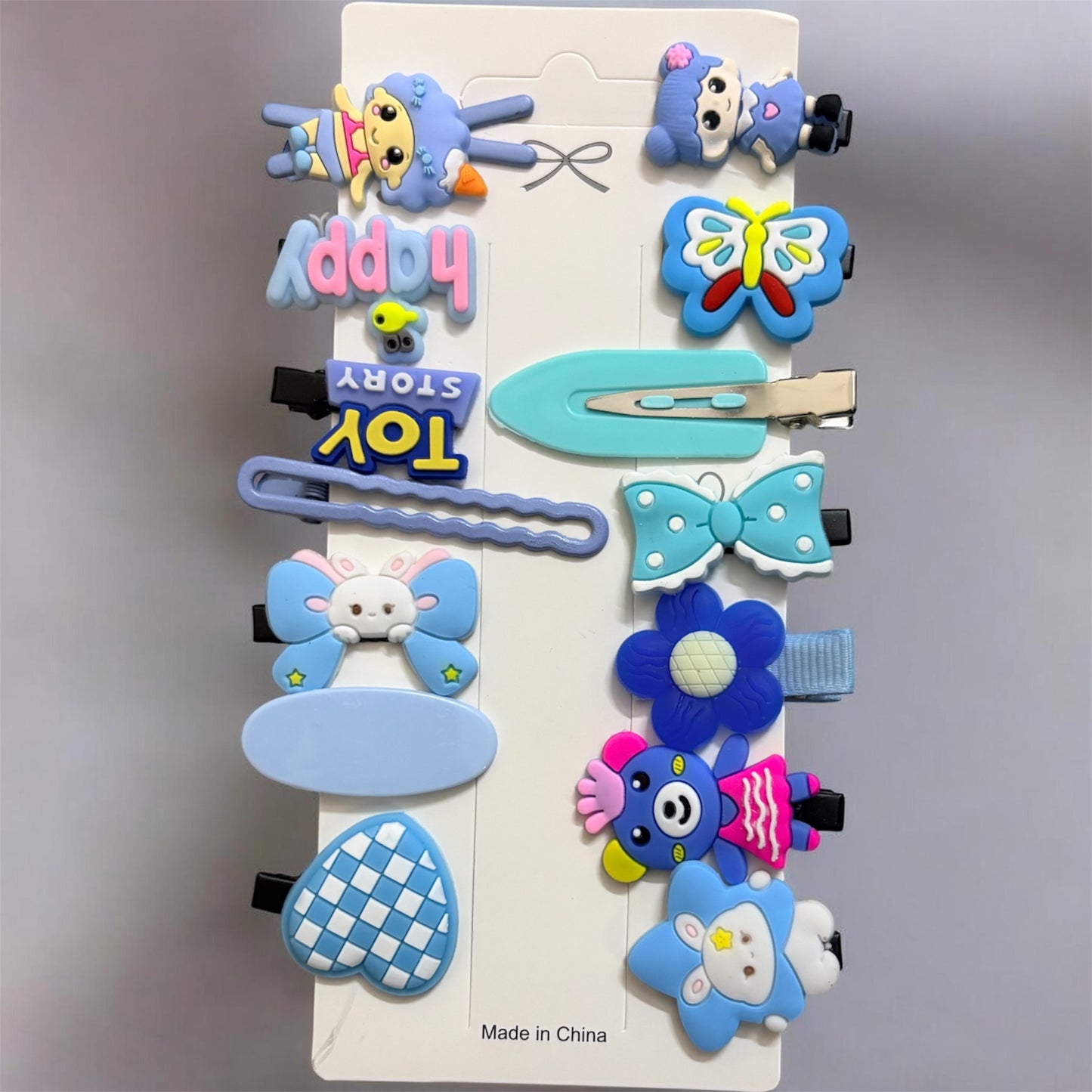 Kids Korean Alligator Clip - Pack of 12 Pcs JHKC100280