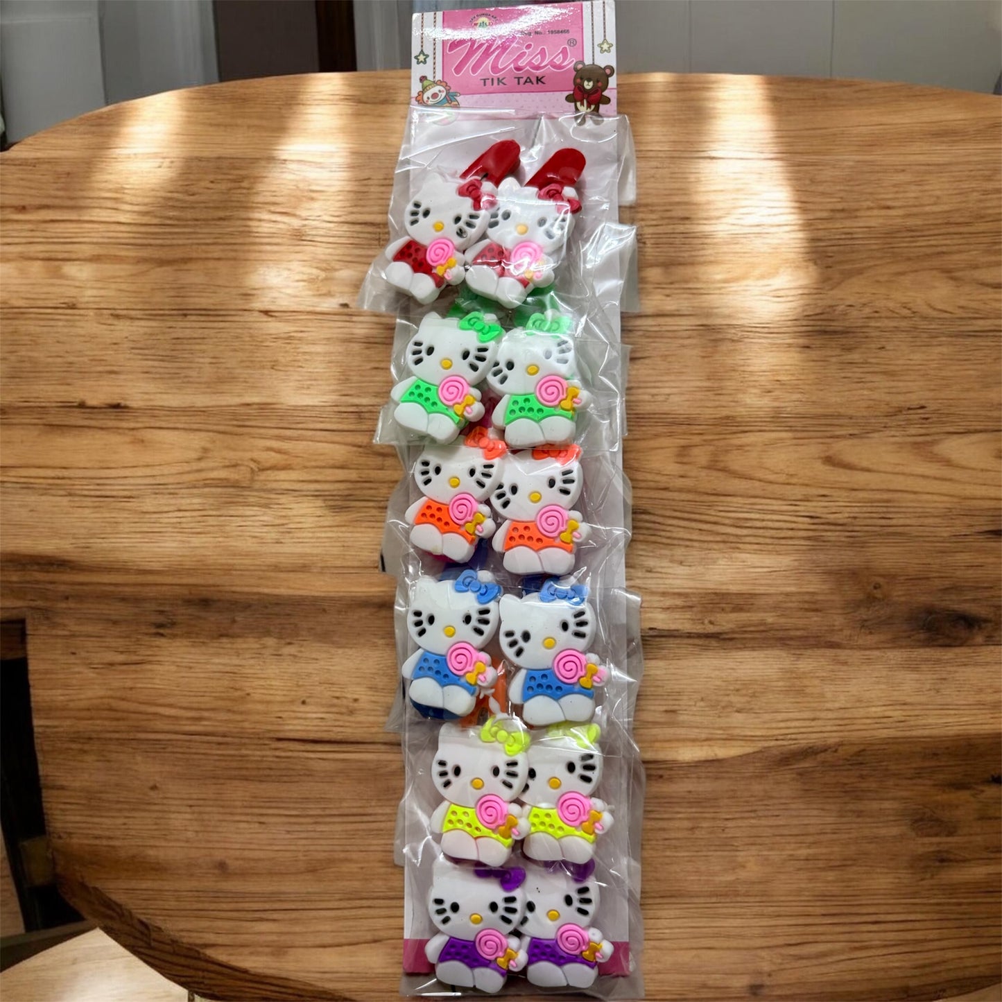 Kitty Hair Clips (Pack of 12 pcs) JHKC100261