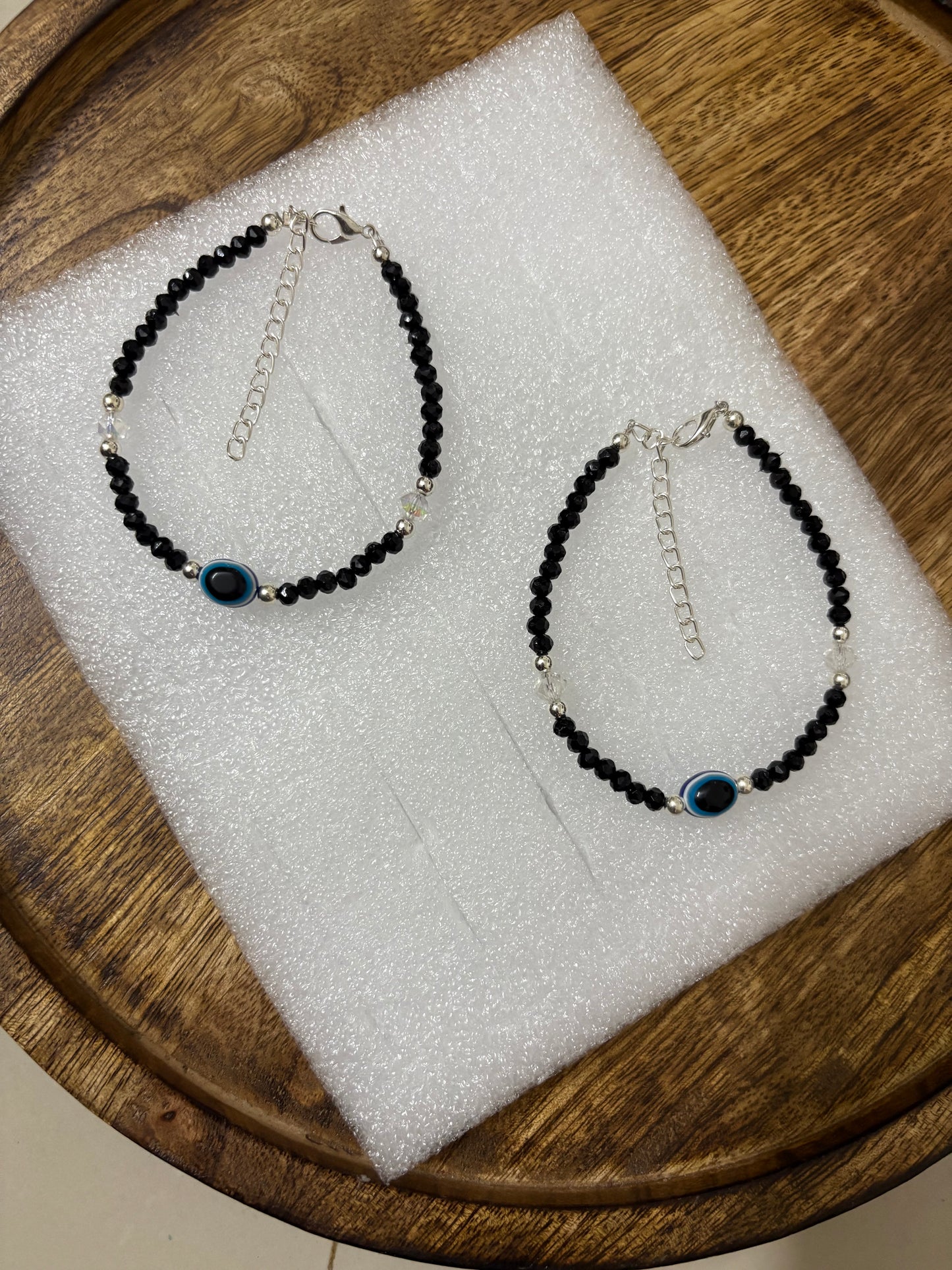 Crystal Beads Anklet Pair - (Mixed Any 3 Set)