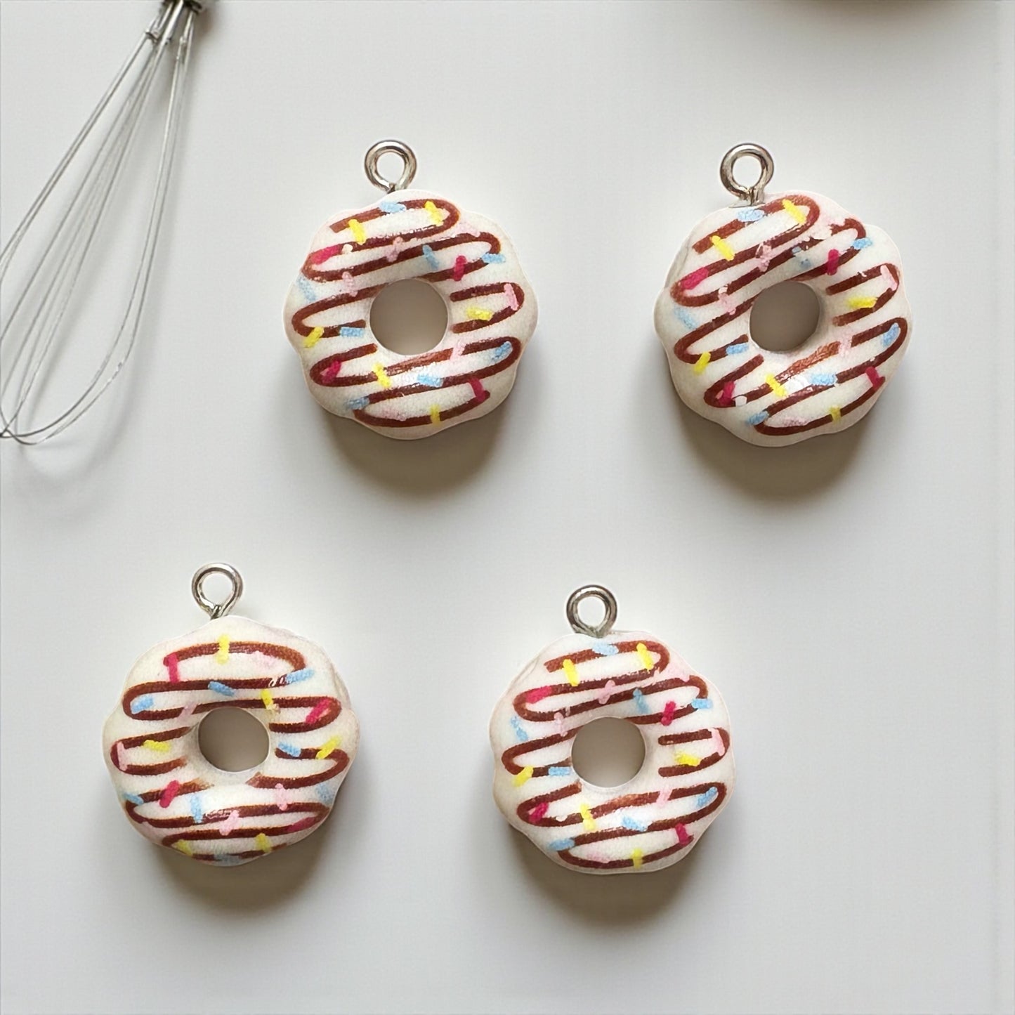 Donut Silicon Charm 1 PC
